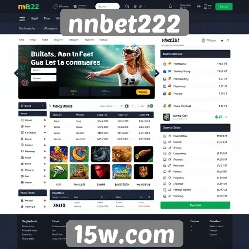 Análise da interface do usuário do site nnbet222